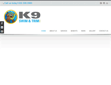 Tablet Screenshot of k9swimandtrim.com